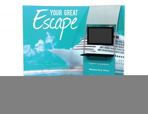 Trade Show Display with Video screen